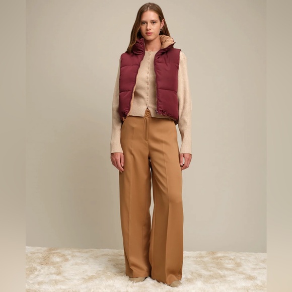 Deluc Jackets & Blazers - KANSAS REVERSIBLE PUFFER GILET Burgundy
